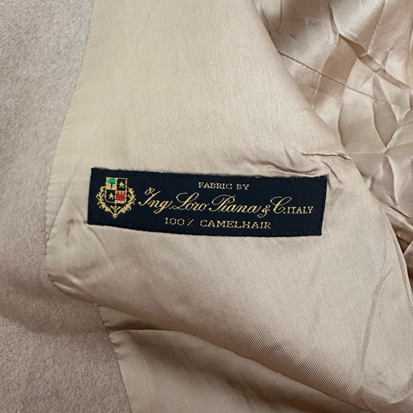 Brooks Brothers X Loro Piana Camel hair blazer size 12P - Picture 3 of 5